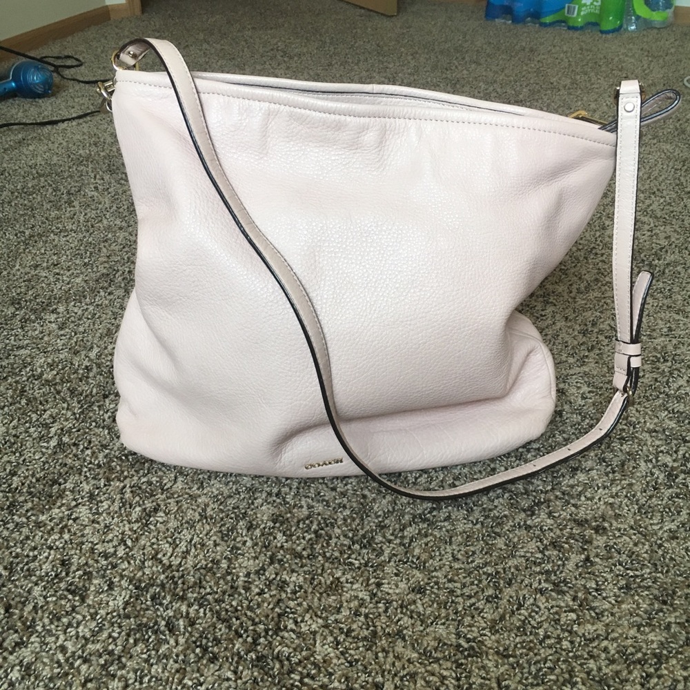 Coach blush pink bag crossbody millennial leather